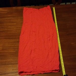 Victoria's Secret Mini Lacy Coral Dress